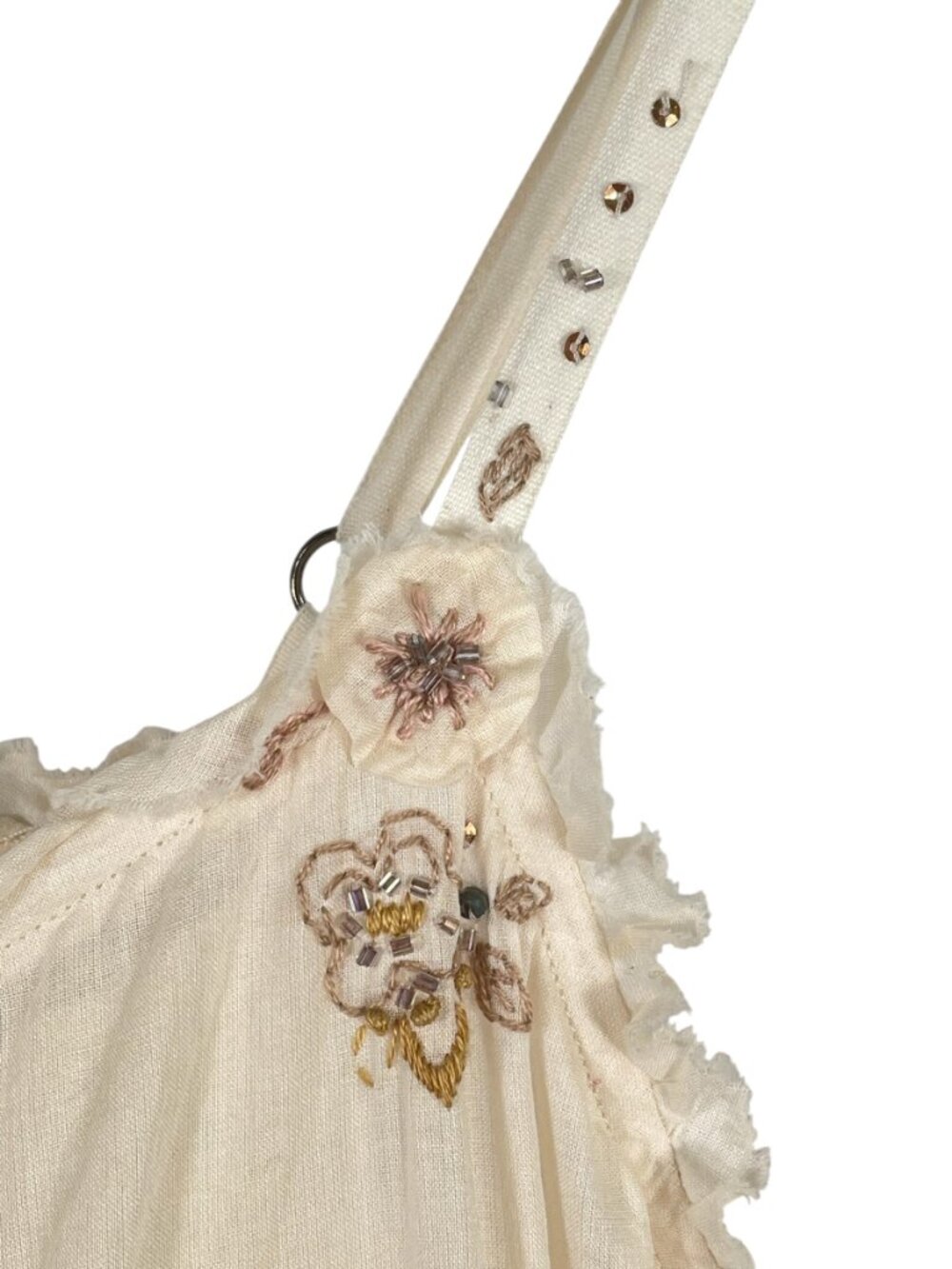 Rebecca Taylor 100% Cotton Floral Embroidered Tiered Midi Dress Ivory 4 - Picture 8 of 13